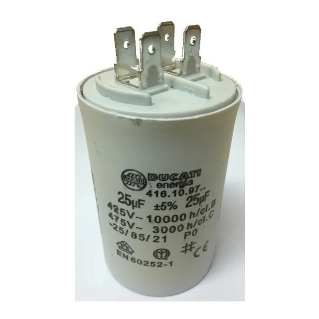 Capacitador Condensador Ducati 25mf 450v Pedrollo 1/2hp Pkm6