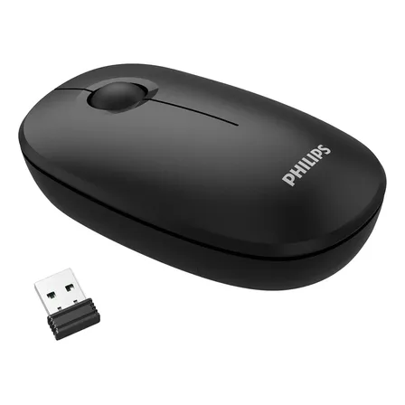 Mouse Sem Fio Philips-spk7378 Preto 2.4g