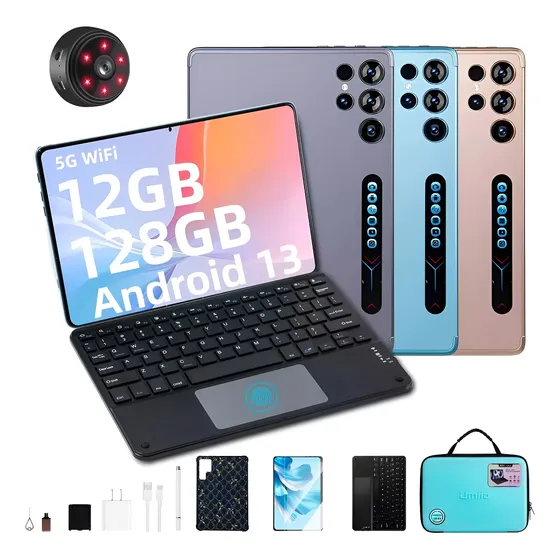Tablet Celular 10 Dual Sim 128gb Ram 12gb Libre 26mp 8000mha