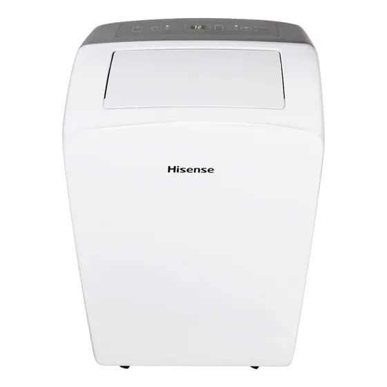Aire Acondicionado Portátil Hisense 1 Ton 12,000 Btus 127v Color Blanco
