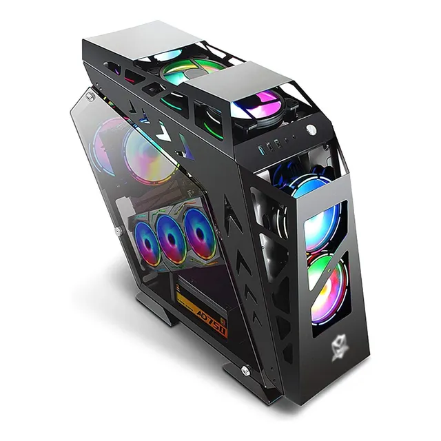 Case Gamer Atx Arthur Bot Metal Vidrio Templado En Laterales