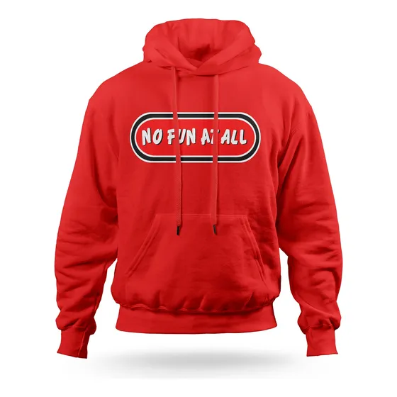 Polera Capucha Personalizada Banda No Fun At All 002