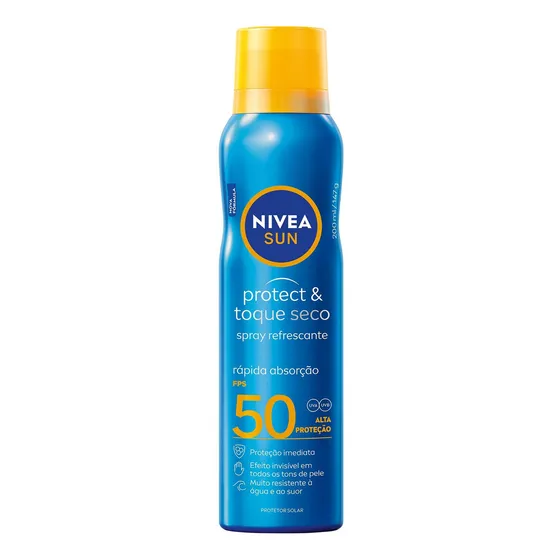 Protetor Solar Spray Protect E Toque Seco Fps50 200ml Nivea