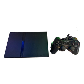 Consola Play Station 2 Slim Sin Chip | Negro Original Consola Play Station 2 Slim Sin Chip | Negro Original