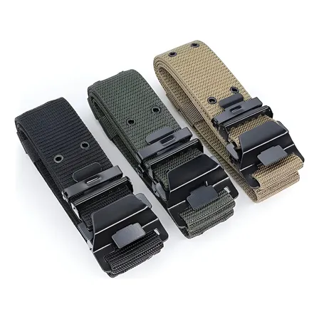 Cinturon Tactico Militar Con Hebilla Metalica