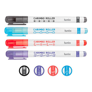 Kit 04 Carimbo Roller Tilibra Planeta Patinha Sol&lua Nuvens Cor Da Tinta Roxo/vermelho/preto/azul Cor Do Exterior Branco Kit 04 Carimbo Roller Tilibra Planeta Patinha Sol&lua Nuvens Cor Da Tinta Roxo/vermelho/preto/azul Cor Do Exterior Branco
