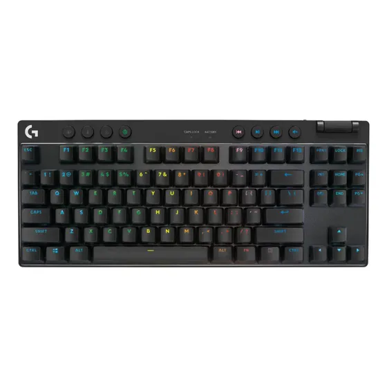 Teclado Gamer Sem Fio Logitech G PRO X TKL - Preto