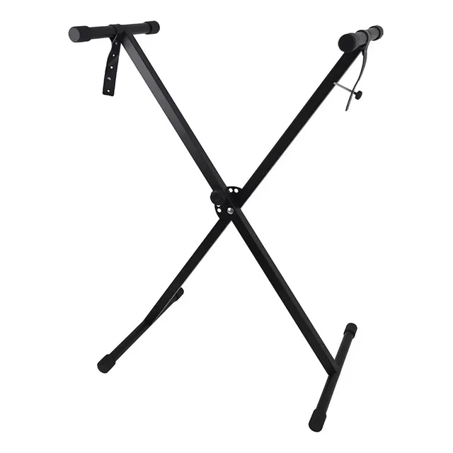 Atril Stand Para Teclados Musicales En X Simple Negro Piano