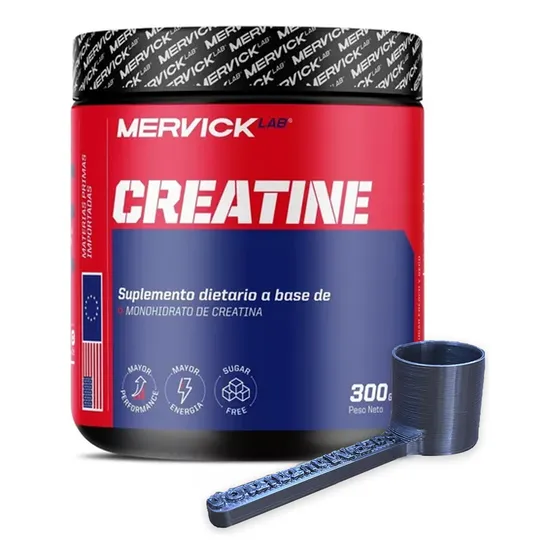 Creatina Monohidrato Mervick Mas Scoop Cuchara Medidor 5 Grs