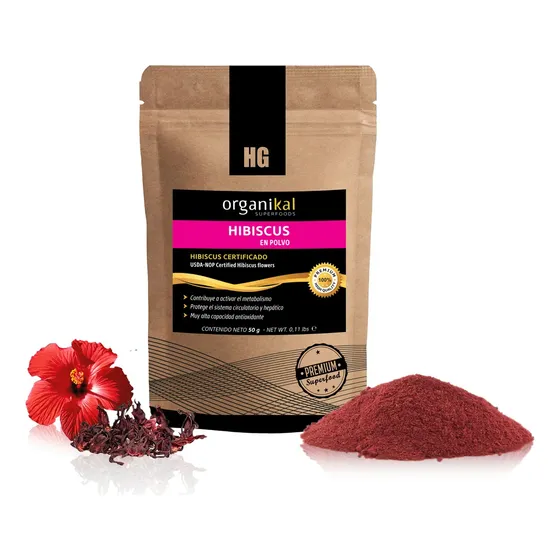 Organikal- Hibiscus En Polvo X50g