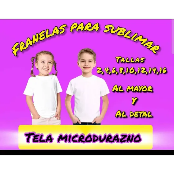 Franelas Unicolores Microdurazno Damas Caballeros Y Niños