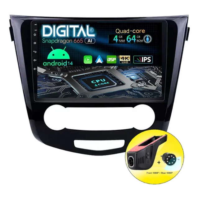 Radio Pantalla Android Nissan Xtrail / Qashqai 2014/24