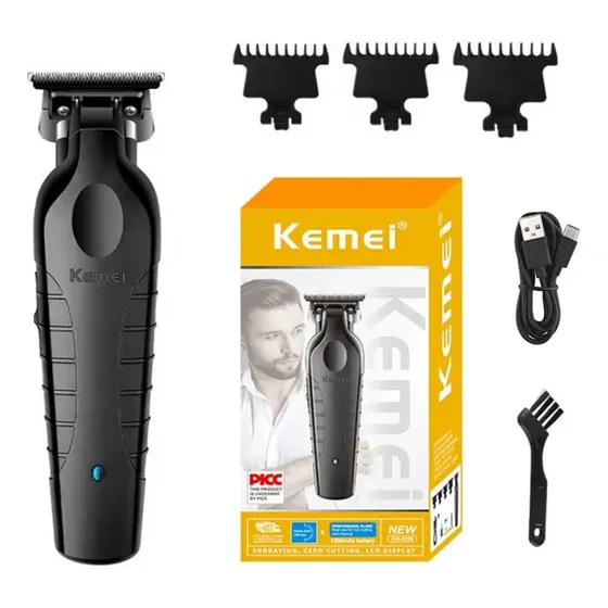 Patillera Inalámbrica Corta Pelo Kemei Profesional Clicshop