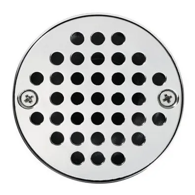 Fp Centro Piso Perforado Redonda Cromada  10x10 08rj03