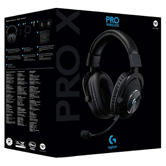 Headset Gamer Logitech G Pro X Wireless - Lightspeed Negro