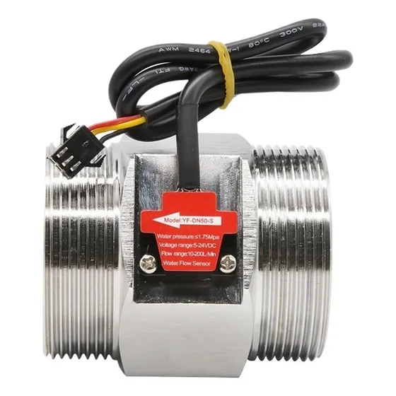 Dn50, 2 Pulgadas, Sensor De Flujo De Agua Industrial
