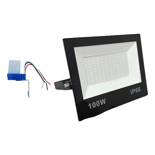 Reflector Led 100w Con Fotocelda Incluida