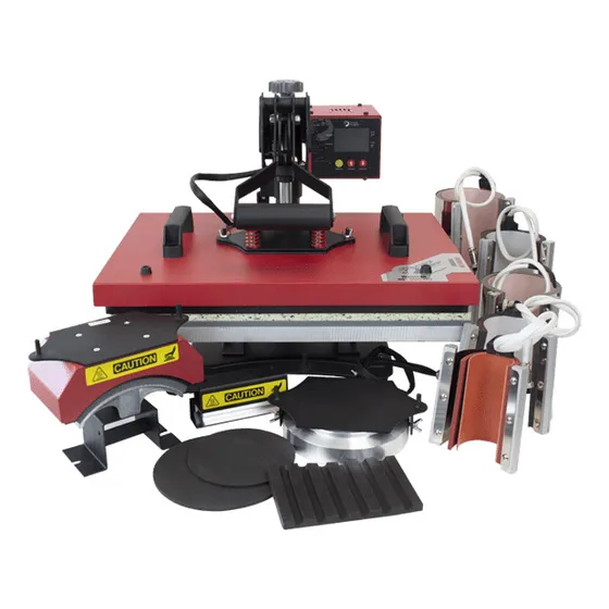 Plancha Manual 32x45 Pro 2.0 Combo 10 En 1 Para Sublimación
