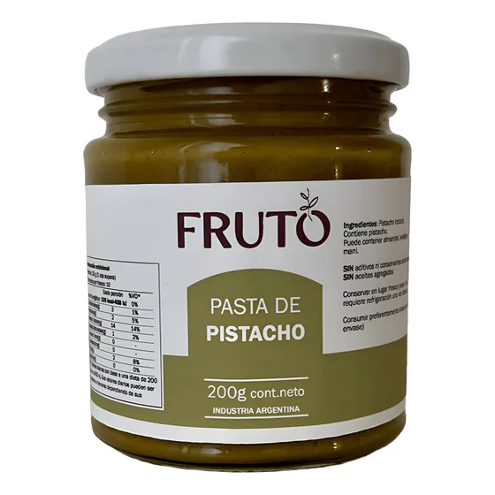 Pasta De Pistacho Natural X 200 Grs Para Untar Saborizar