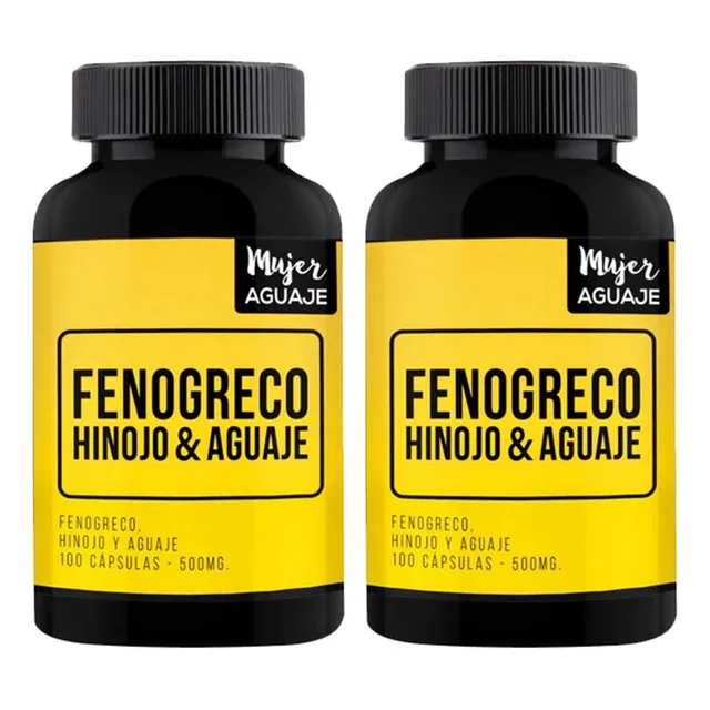 Fenogreco, Hinojo Y Aguaje 500 Mg Mujer Aguaje Pack X 2