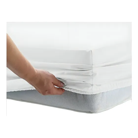 Funda Cubre Colchón Plástico Reforz. Impermeable 2 Plaz Dep