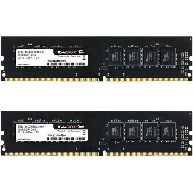 Kit De Memoria Ram Teamgroup Elite Ddr4 64gb, 2x32gb 3200mhz