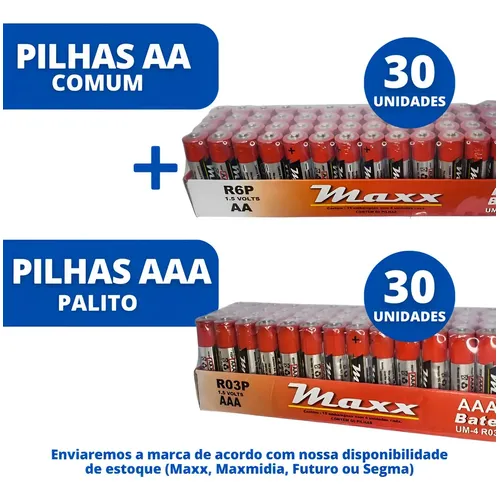 Pilha Zinco Aaa R03-aaa.um-4 Mxt Com 4 | MercadoLivre