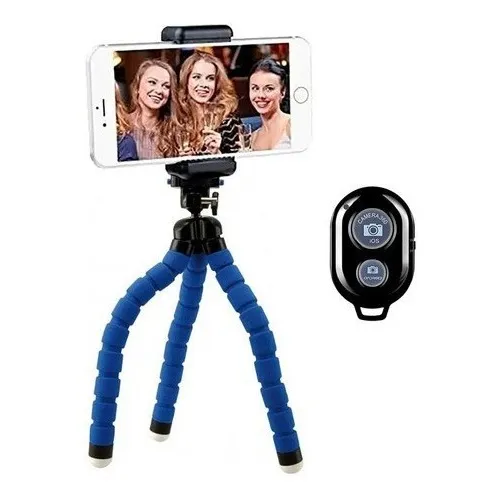 Mini Tripode Selfie 27 Cm Ezra St04 Con Control Bluetooth