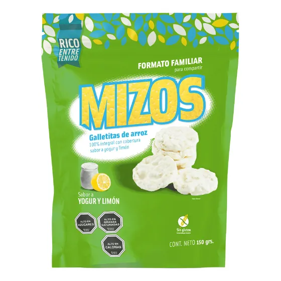 Galleta Arroz Integral Yogurt Limón 150 Grs.