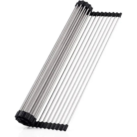 Belgoff Estante Secado Plato Enrollable,1 Largo 16 Ancho