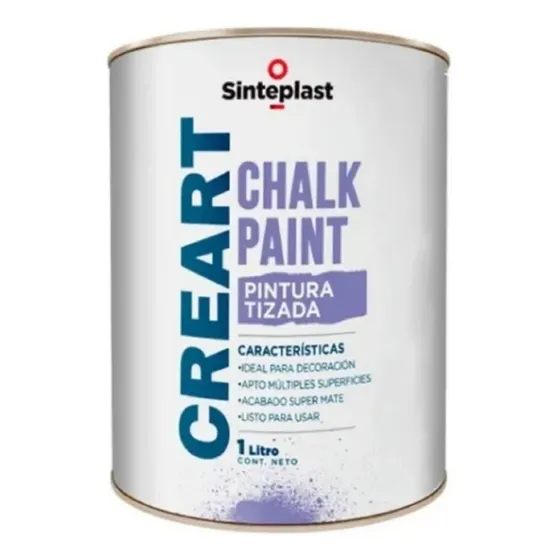 Pintura Tizada Chalk Paint Varios Colores Mate Sinteplast