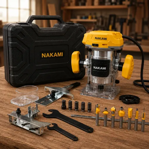 Kit Tupia Manual Laminadora 220v 800w +jogo De Fresas 15 Pçs