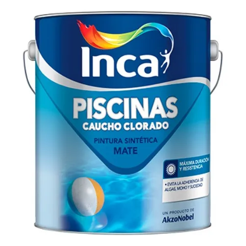 Pintura Para Piscinas Caucho Clorado 20 Lt Inca