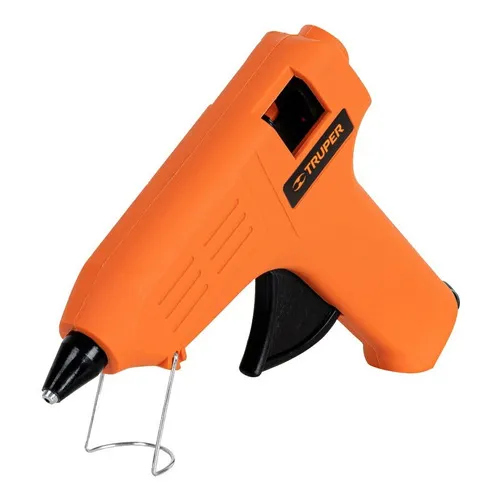 Pistola Aplicadora Silicona Encoladora Pegamento 25w Truper Color Naranja