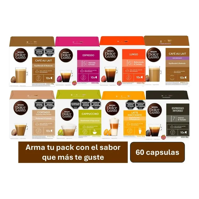 Oferta 6 Cajas De Capsulas Dolce Gusto (60un)- Envio Gratis!