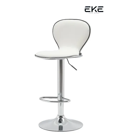 Banco Eke Life Home Yx-8163 Color Blanco De 105cm De Alto