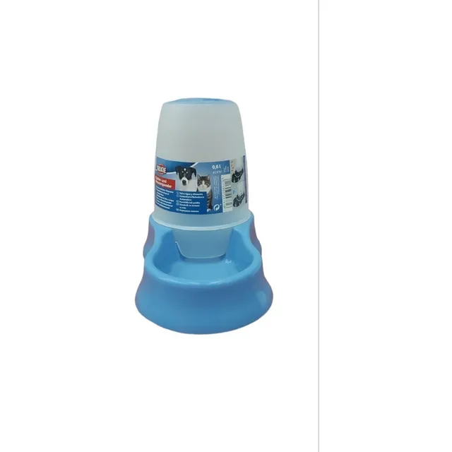 Dispenser Alimento Agua Perros Gatos Mascotas 0.6 Lt Trixie