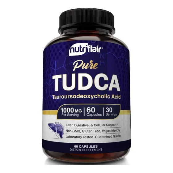 Suplemento Nutriflair Pure Tudca 1000 Mg 60 Capsulas