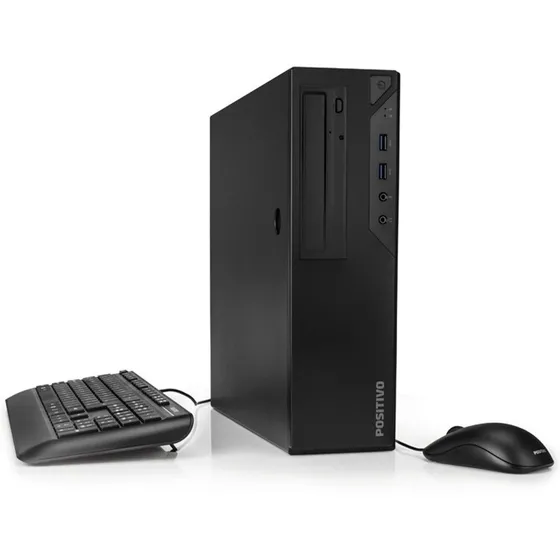 Cpu Positivo Intel Core I3 8ger 4gb Hd 500gb Teclado E Mouse