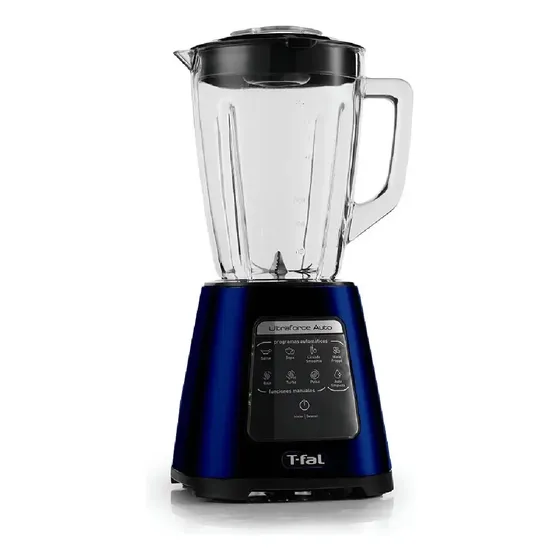 Licuadora T-fal Ultraforce Auto 2.2l Vidrio 1100 Watss Azul
