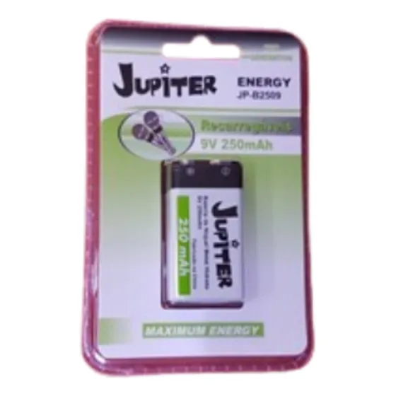 Bateria 9v 250mah Recargable Jupiter