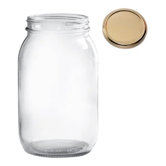Caja 12 Frasco Envase Botella Recipiente Tarro Vidrio 500ml