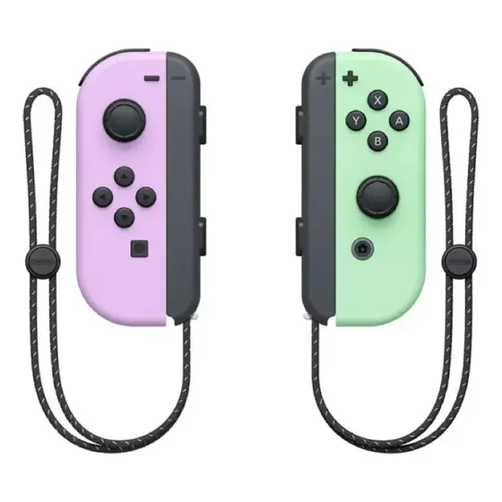 Control Joystick Inalámbrico Nintendo Switch Joy-con (l)/(r) Rosa / Amarillo Pastel Púrpura
