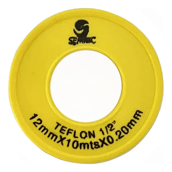Teflon 1/2 12mm X 10 Mts X 0,20mm Semilic