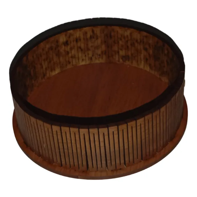 3un - Posa Vaso Con Caja De Madera 3,5x11,5 - Mdf Sublimable