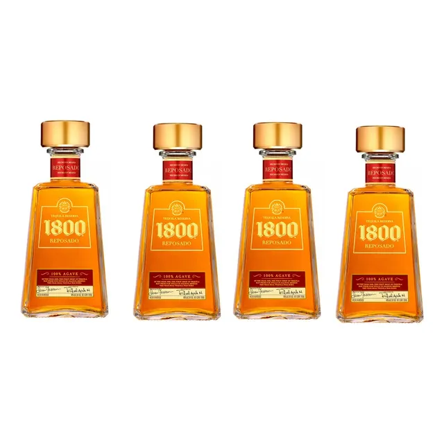 Pack De 4 Tequila Rep.100% 1800 1000ml