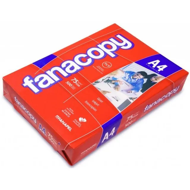 Block Resma De Hojas De Papel A4 Fanacopy 75g - 500 Hojas ®