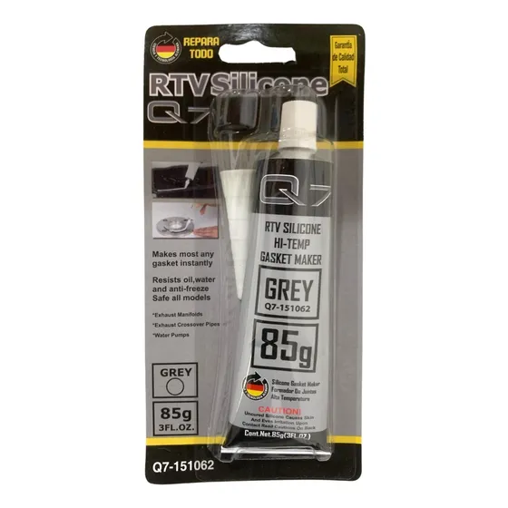 Silicón Gris Alta Temperatura Q7 85g