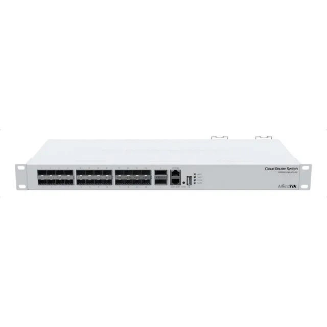 Switch De Fibra MikroTik CRS326-24S+2Q+RM Blanco