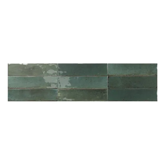 Revestimiento Decorativo Dune Agadir Porcelanico Selva7x28cm Verde Musgo